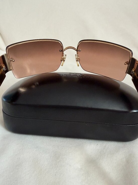 Chanel Vintage Interlocking CC Logo Brown & Gold Tortoiseshell Sunglasses 4095-B main image 10
